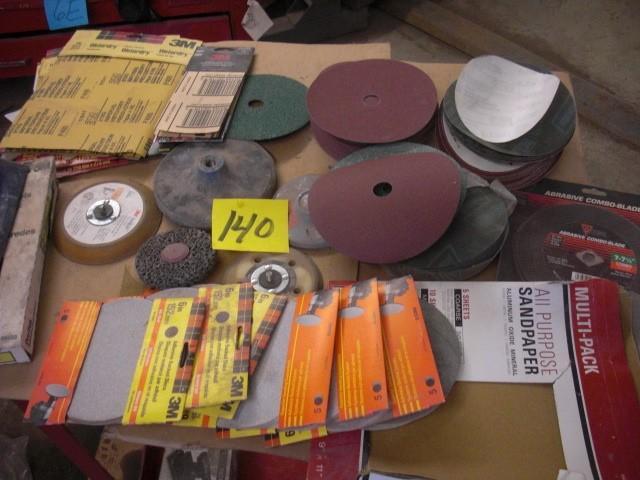 Misc. Sand paper and sanding disks....
