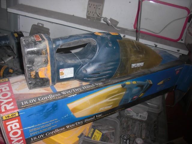 18.0 Cordless Wetdry Vac.. No char...