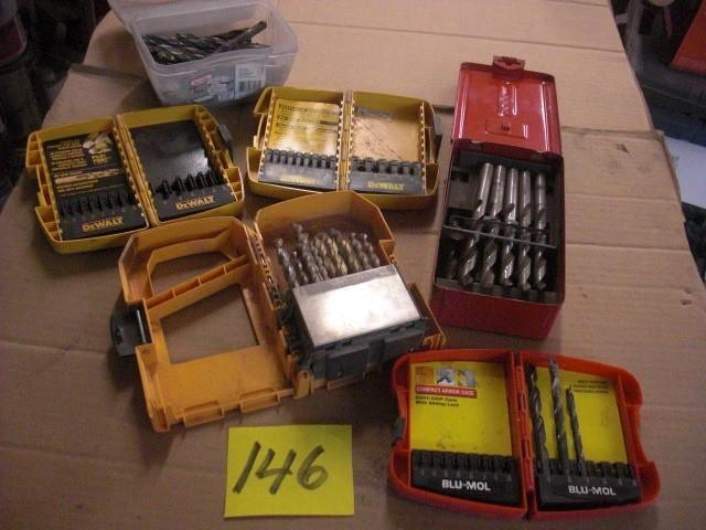 DRILL BITS and some empty drill bit...