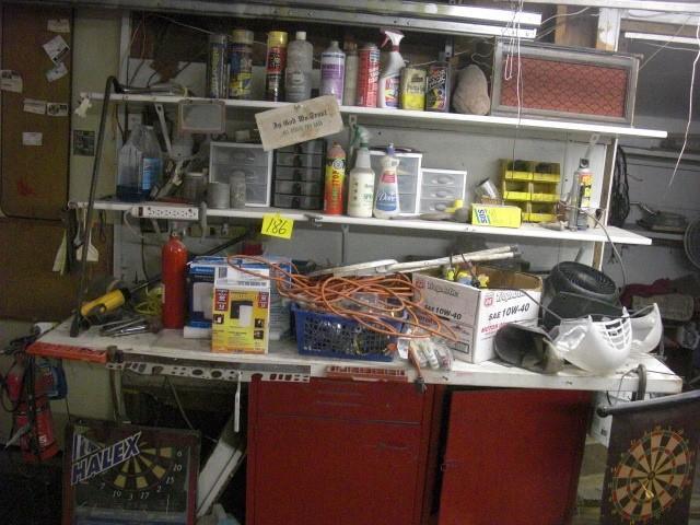 ENTIRE SHELF UNIT and Work Bench.. ...