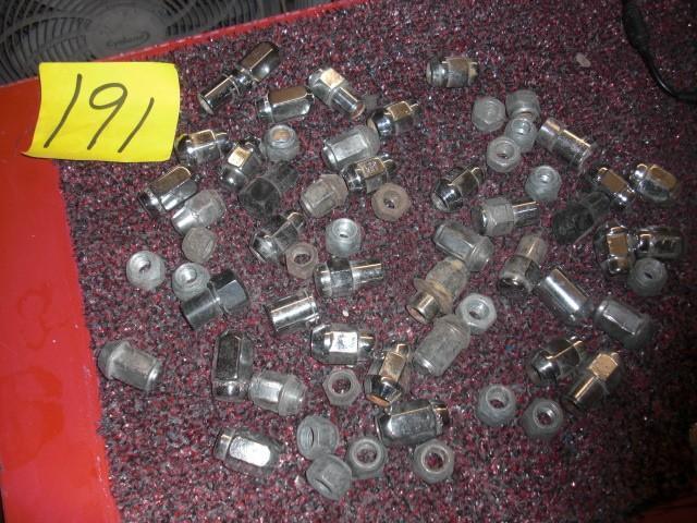 Various size lug nuts...