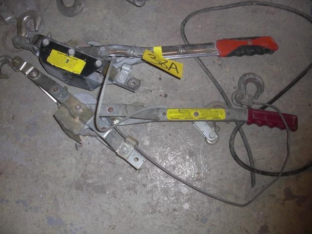 2, Cable Hoist pullers (COME A LONG...