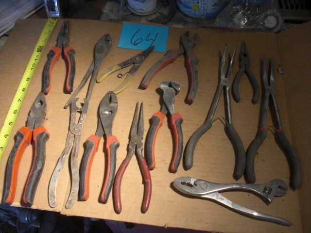 Misc. Pliers. See pictures...