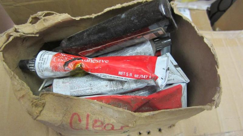 Box of contact adhesive...