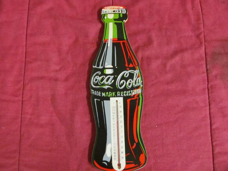lot 129 image: Coca Cola Thermometer 16"...