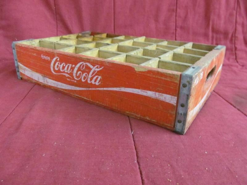 lot 152 image: Coca Cola Wood Crate...