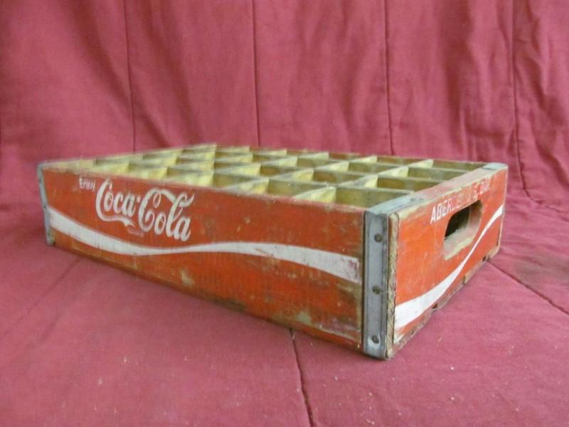 lot 153 image: Coca Cola wood Crate...