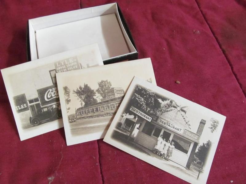 lot 159 image: Vintage Coke Postcards...