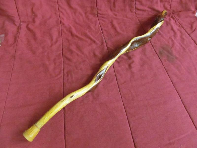 lot 176 image: Diamond Willow Walking Stick...
