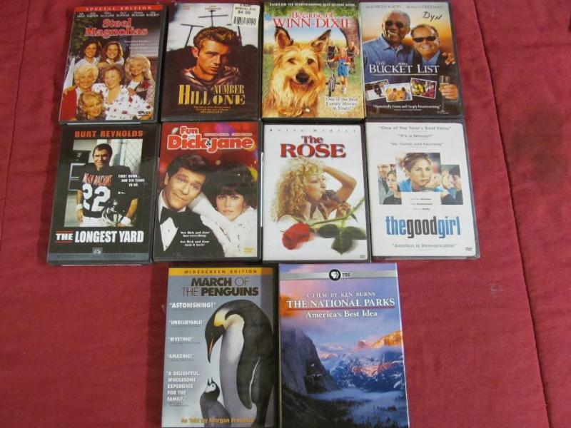 lot 201 image: 10 DVD - The National Parks, The Go...