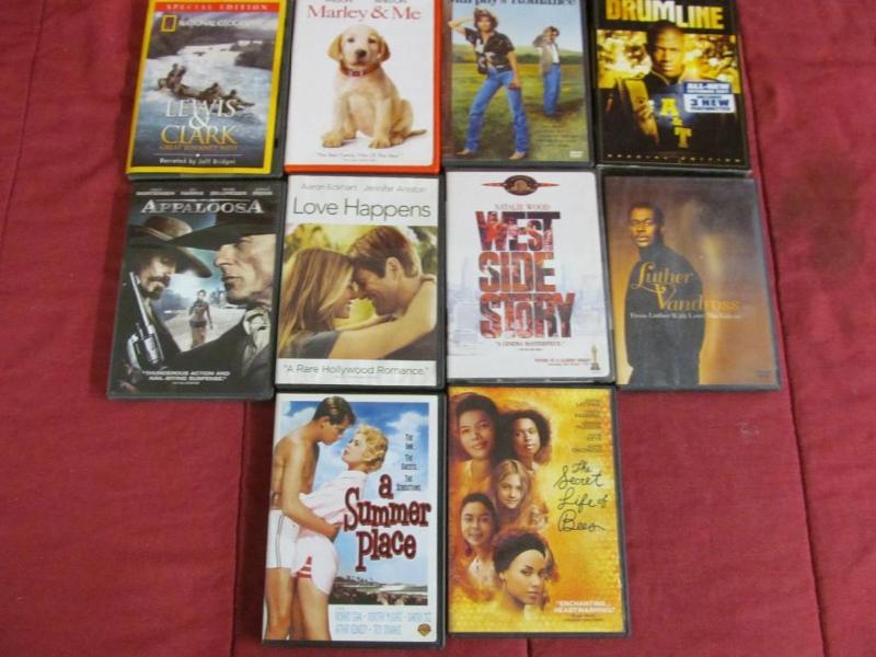 lot 202 image: 10 DVD - West Side Story, Marley an...