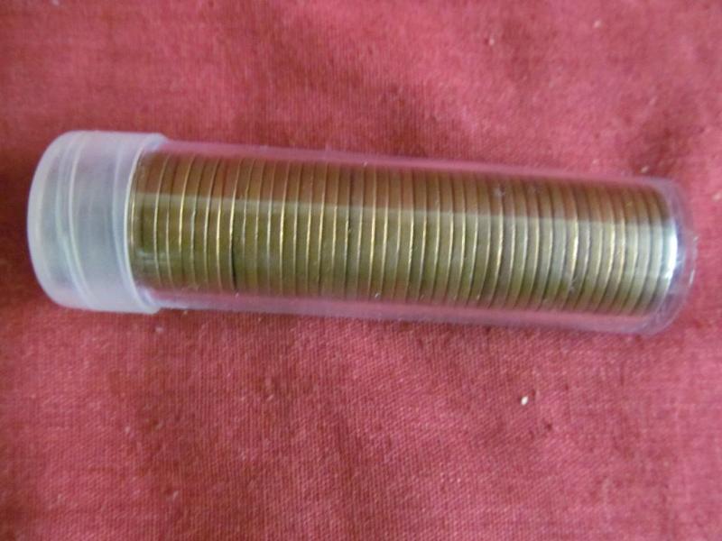 lot 21 image: Roll of Wheat Pennies...