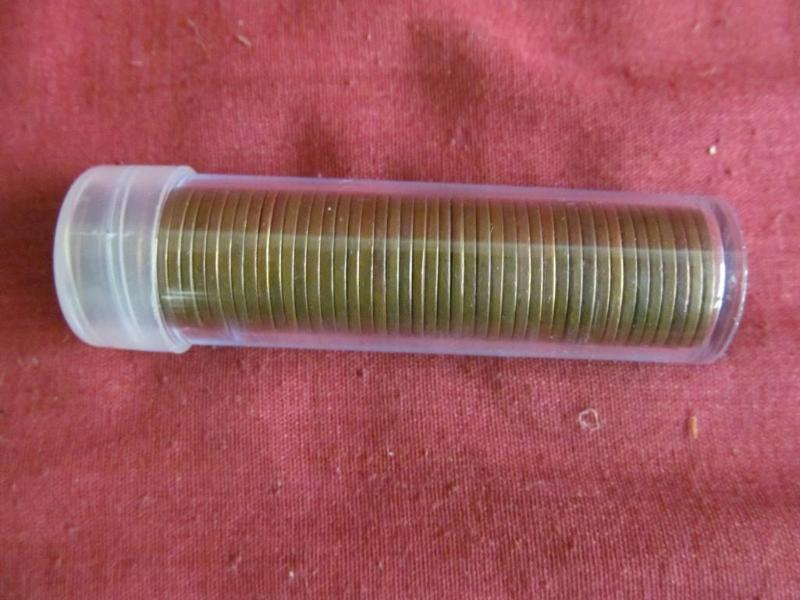 lot 22 image: Roll of Wheat Pennies...