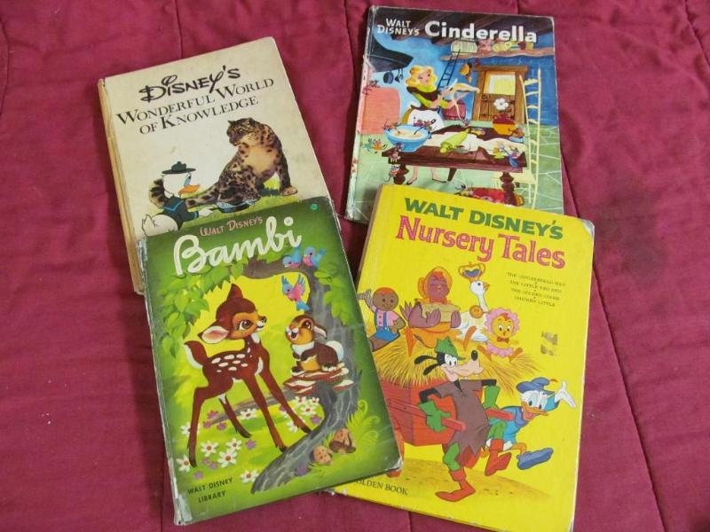 lot 230 image: 4 Books - 1941 Bambi, Walt Disney N...