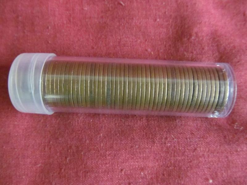 lot 24 image: Roll of Wheat Pennies...