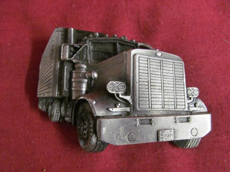 lot 246 image: 1977 Brass Truck Belt Buckle...