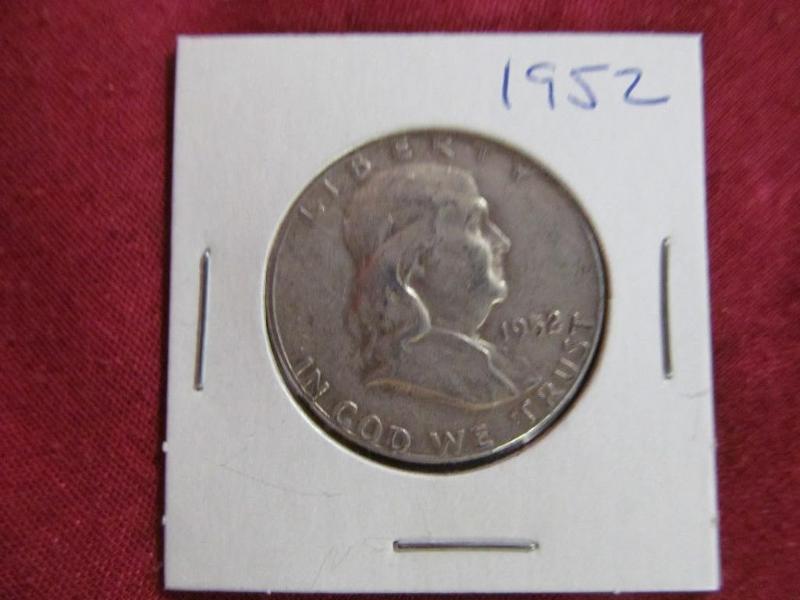 lot 36 image: 1952 Franklin Half Dollar...