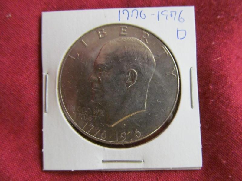 lot 41 image: 1776-1976-D Eisenhower Silver Dolla...