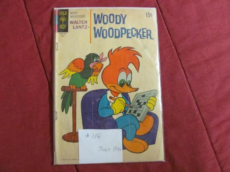 lot 50 image: Gold Key .15 #118 July 1971 Woody W...
