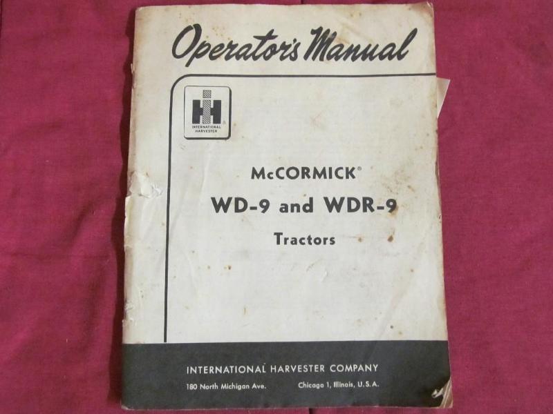 lot 66 image: McCormick WD-9&nbspand WDR-9 Tract...