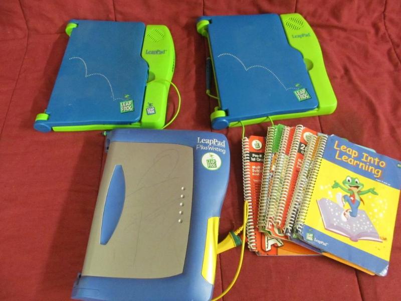 lot 82 image: Leap Pads, Books & Cartridges...
