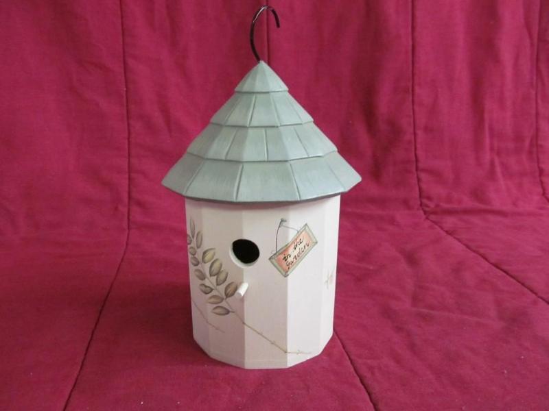lot 96 image: Decorative bird house with hanger...