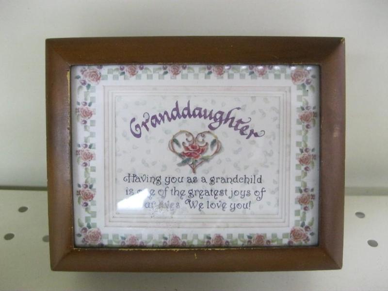 lot 161 image: Granddaughter Jewelry Music Box Som...