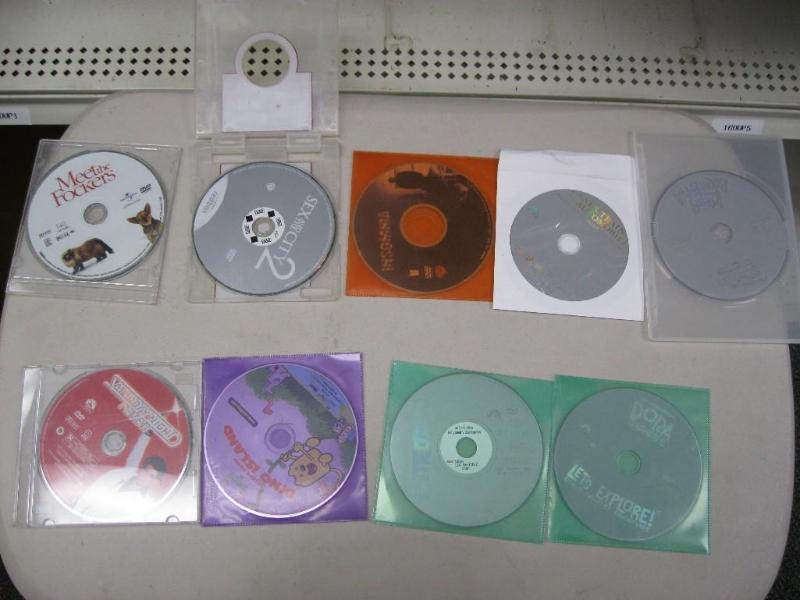 lot 169 image: 9 DVD Lot No Cases Good Condition...