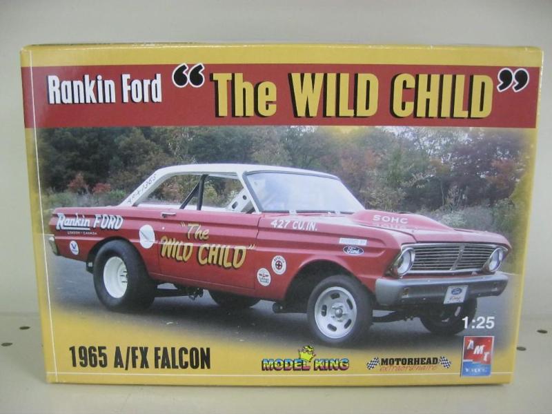 lot 27 image: 1965 Falcon Wild Cherry Model Kit...