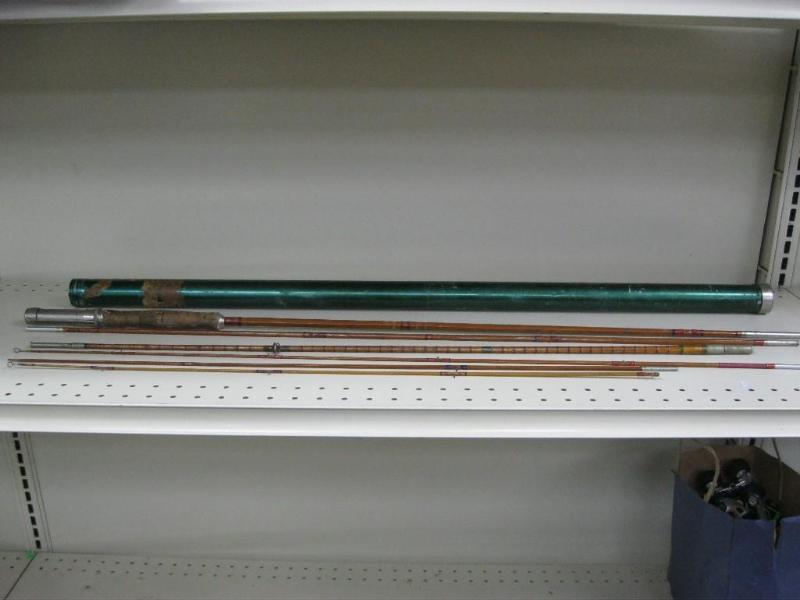 lot 4 image: Vintage Kennedy Bros. Bamboo Fly Ro...