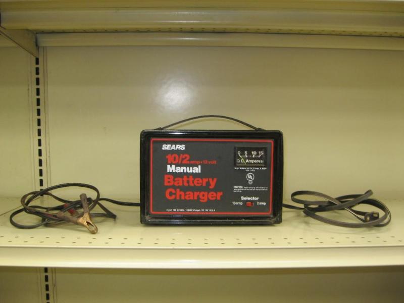 lot 57 image: Sears Battery Charger Powered Up Bu...