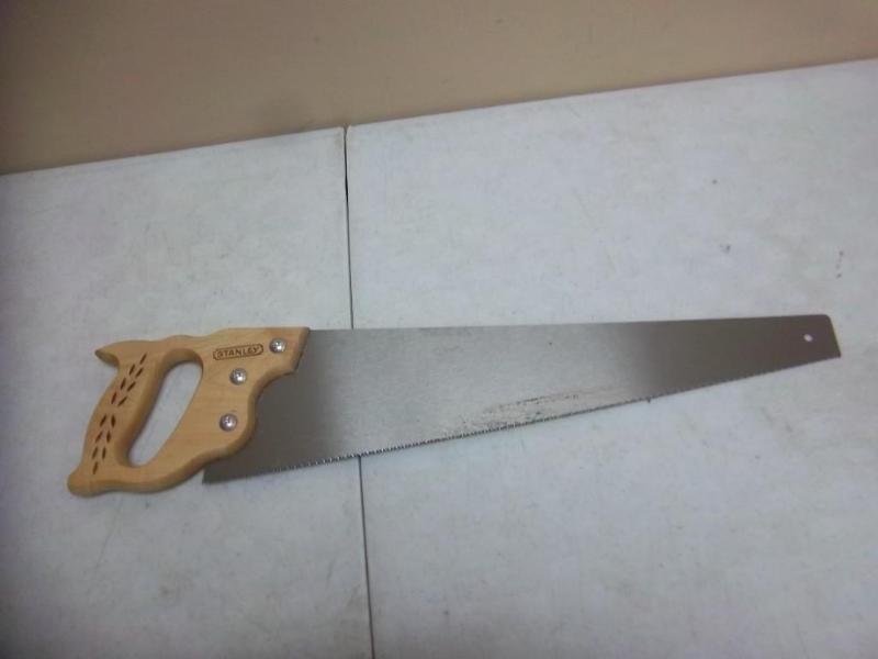 lot 61 image: Stanley Wood Handle Saw...