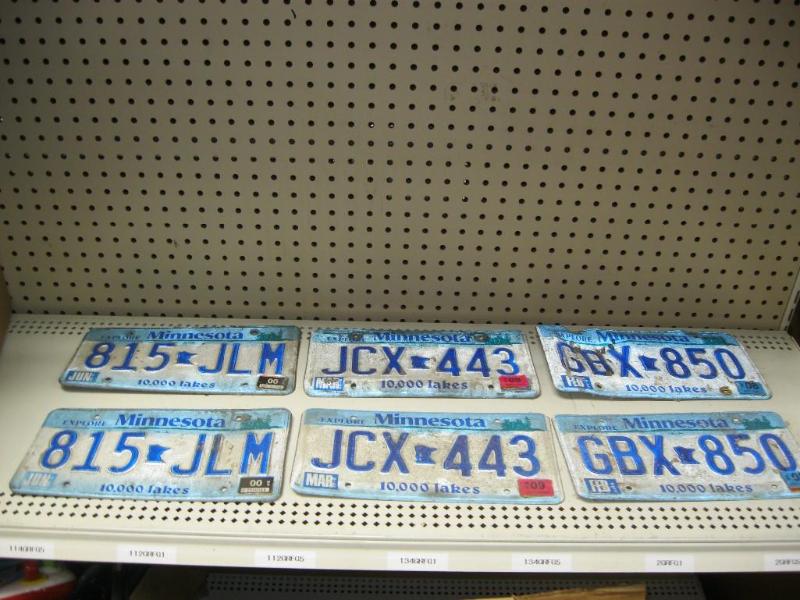 lot 9 image: Lot Of License Plates...