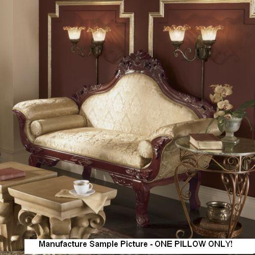 lot 104 image: NEW Carved Loveseat - With ornately...
