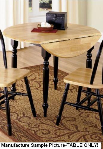 lot 14 image: 40" Drop Leaf Round Table-TABL...