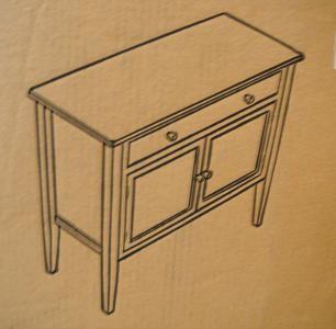 lot 33 image: Cabinet - No rear drawer panel - Mi...