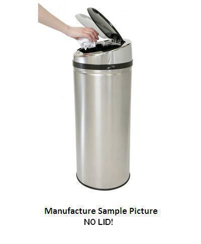lot 34 image: NEW Stainless Steel Automatic Trash...
