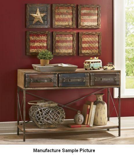 lot 37 image: NEW Suitcase Console Table - "...