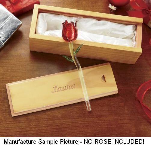 lot 38 image: Personalized Wooden Box-BOX ONLY -&...