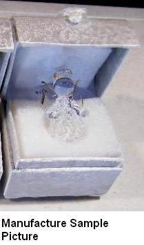 lot 49 image: Hand Made Glass Angel - A gift with...