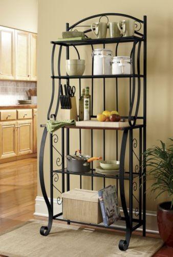 lot 62 image: Scrolled Metal Bakers Rack - Our Ba...