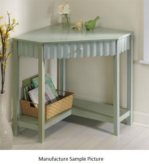 lot 72 image: Scalloped Corner Desk -&nbspAdd fu...