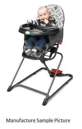 lot 78 image: Quick Smart Easy Fold High Chair - ...