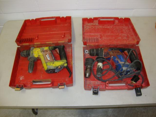 lot 108 image: Hilti Hammer Drills, lot of 2, for ...