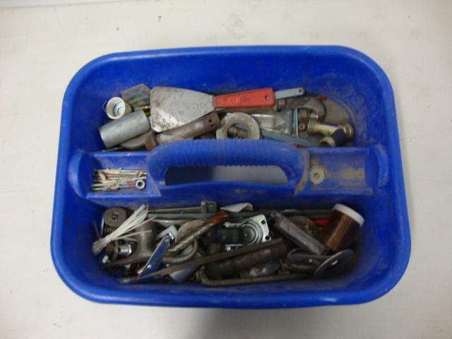 lot 112 image: Blue Bin of Misc...