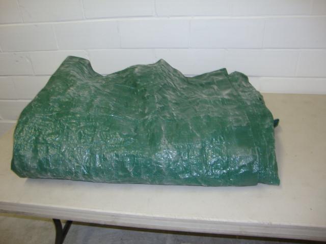 lot 114 image: 12ft x 18ft Tarp, some holes...