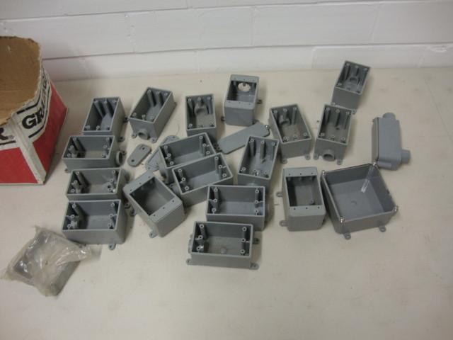 lot 117 image: Lot of Electrical Boxes or Housings...