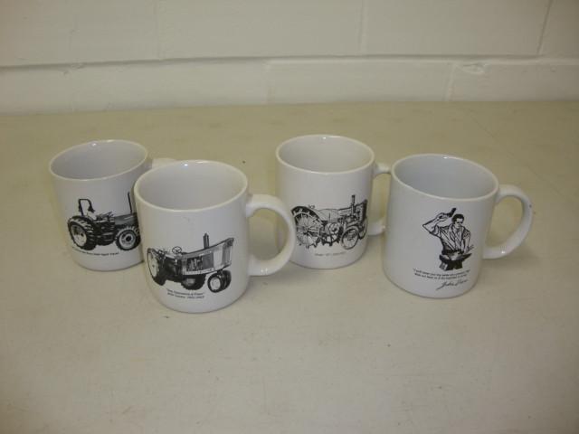 lot 36 image: John Deere Collector Coffee Mugs, f...
