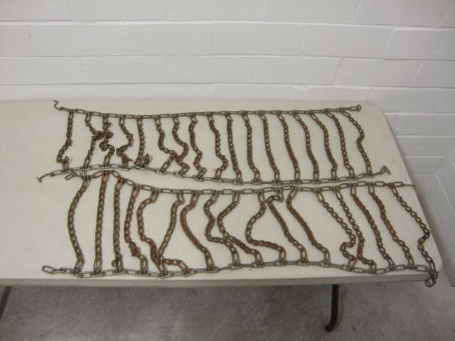 lot 75 image: Tire Chains, 48in long x 15in wide...
