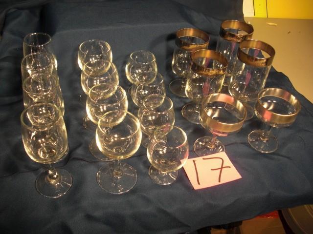 Miscellaneous Desert Glasses as pic...